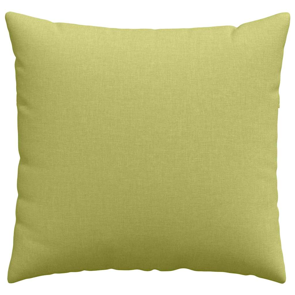 Sofapuder 2 pcs Lys grøn 50 x 50 cm Stof