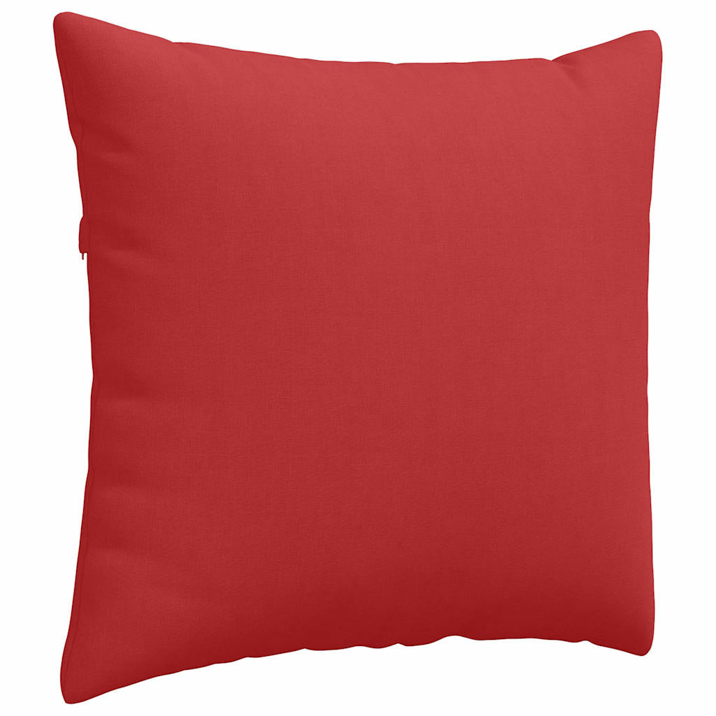 Sofapuder 2 pcs Rød 50 x 50 cm Stof