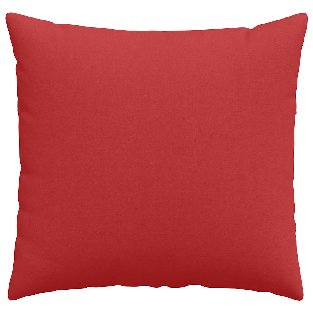 Sofapuder 2 pcs Rød 50 x 50 cm Stof