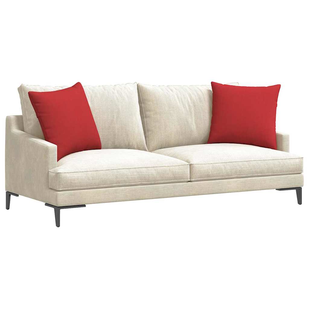Sofapuder 2 pcs Rød 50 x 50 cm Stof