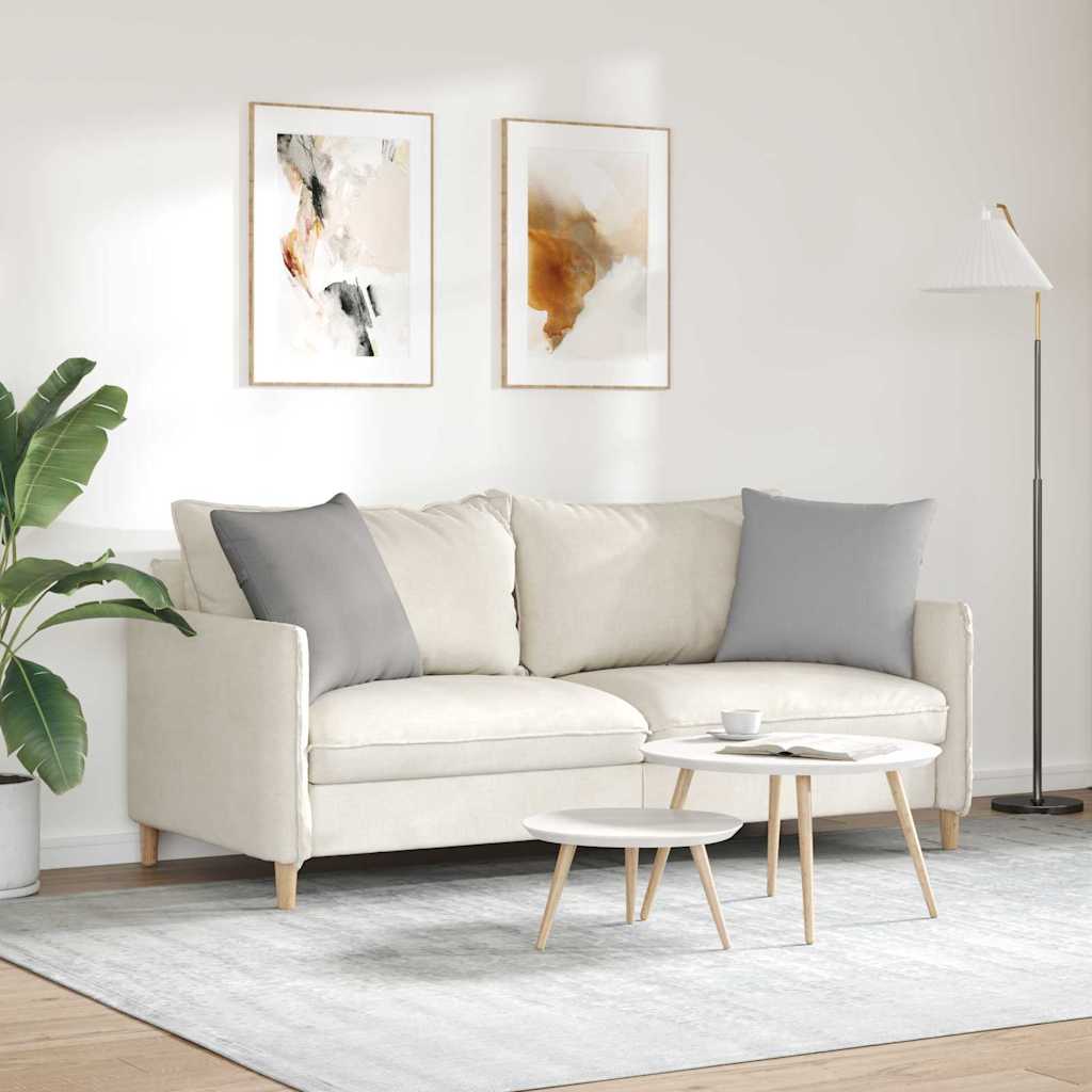 Sofapuder 2 pcs Skygrå 50 x 50 cm Stof