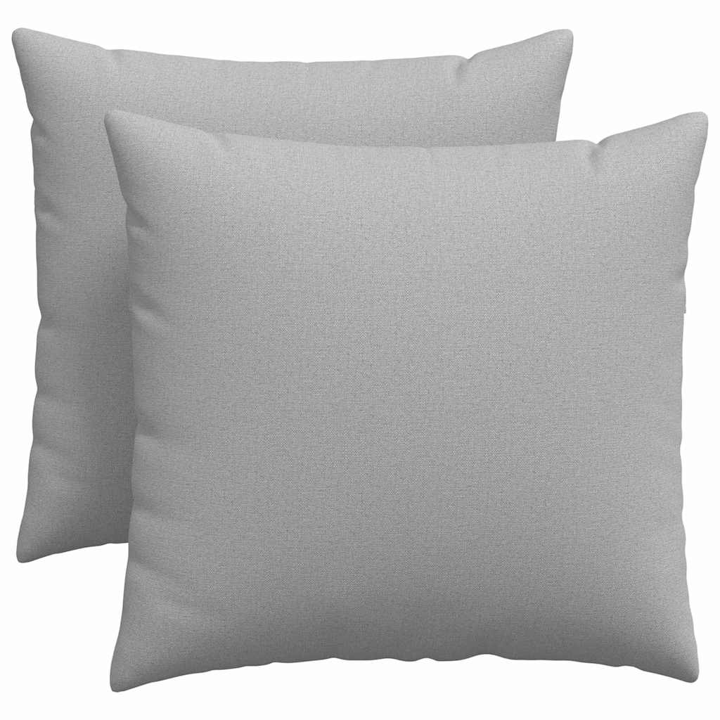 Sofapuder 2 pcs Skygrå 50 x 50 cm Stof
