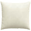 Sofapuder 2 pcs Creme 50 x 50 cm Velourstof