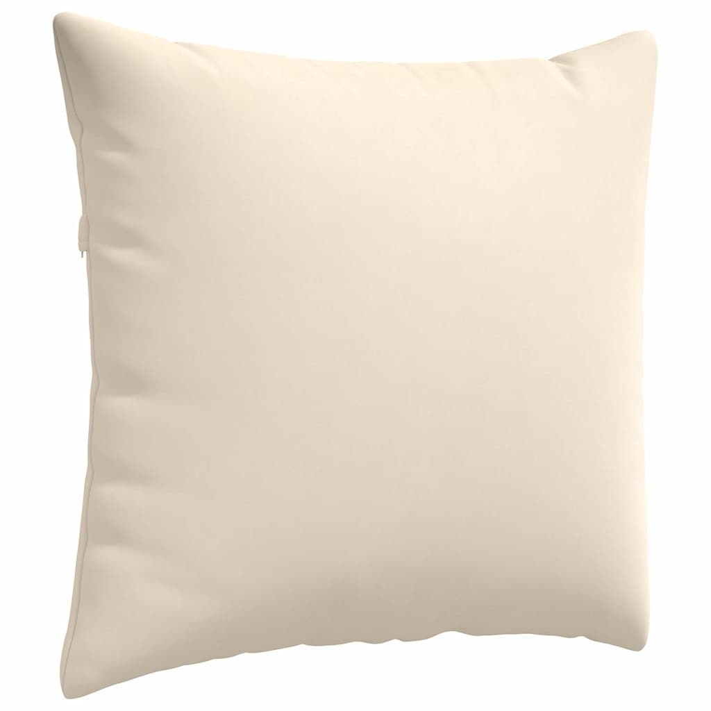 Sofapuder 2 pcs Beige 50 x 50 cm Stof