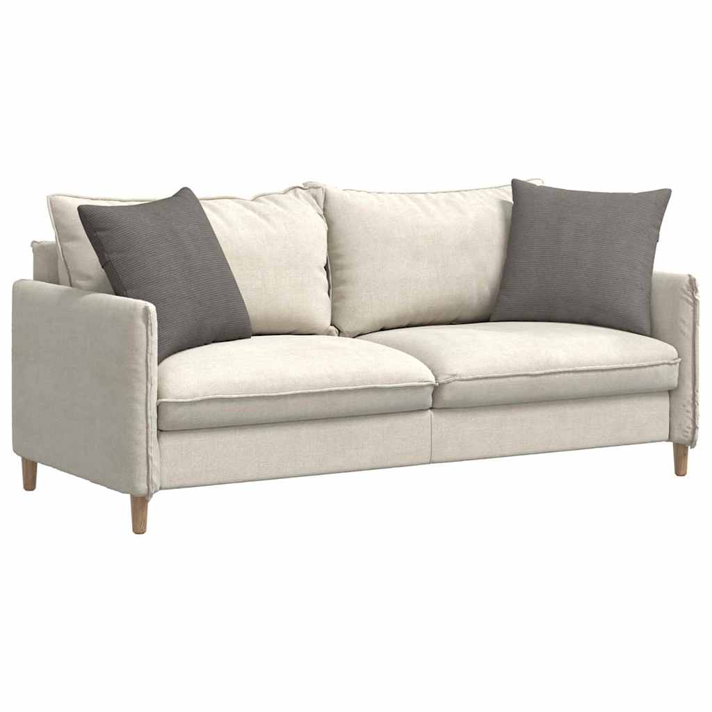 Sofapuder 2 pcs Lysegrå 50 x 50 cm Velourstof
