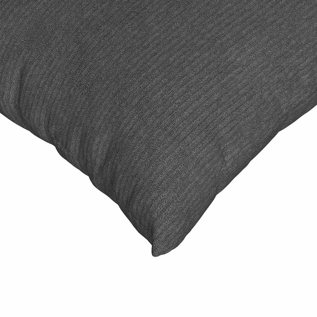 Sofapuder 2 pcs Mørkegrå 50 x 50 cm Velourstof