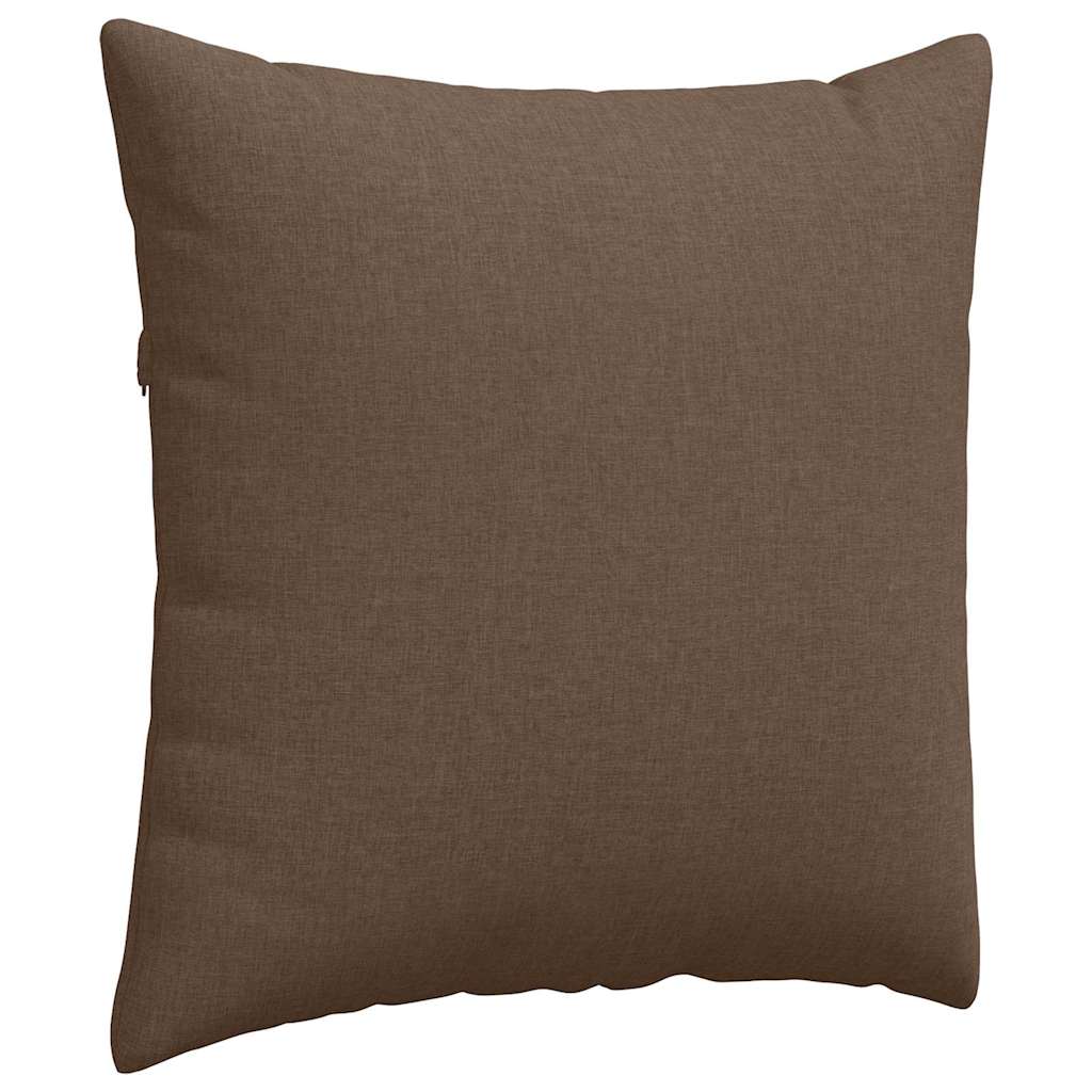 Sofapuder 2 pcs Brun 60 x 60 cm Stof