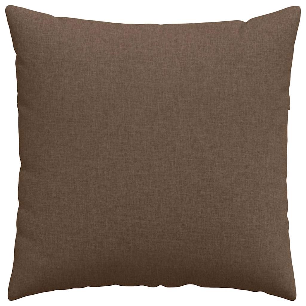 Sofapuder 2 pcs Brun 60 x 60 cm Stof