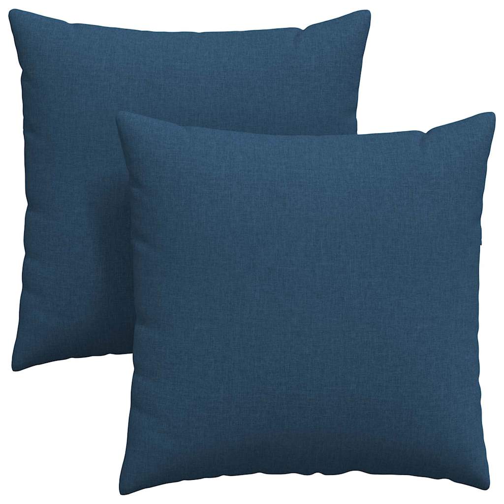 Sofapuder 2 pcs Blå 60 x 60 cm Stof