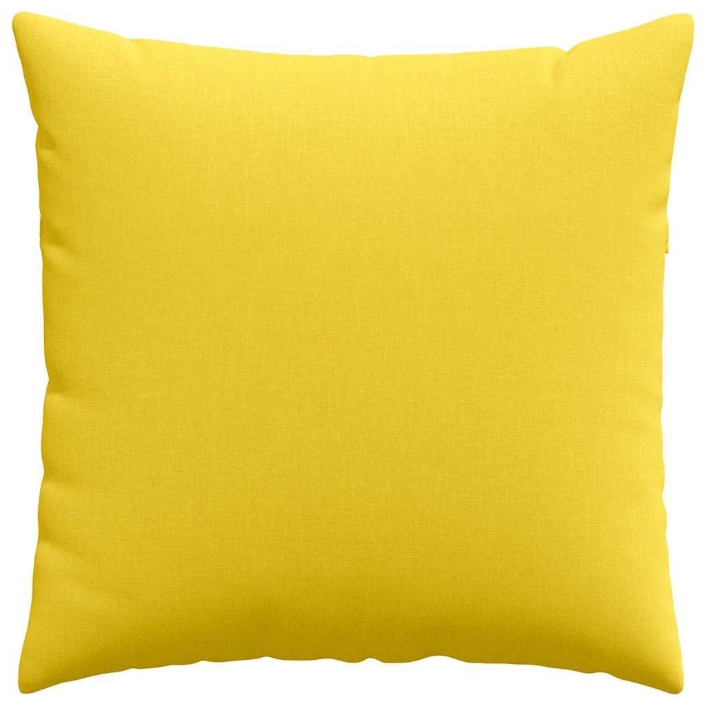 Sofapuder 2 pcs Lys Gul 60 x 60 cm Stof