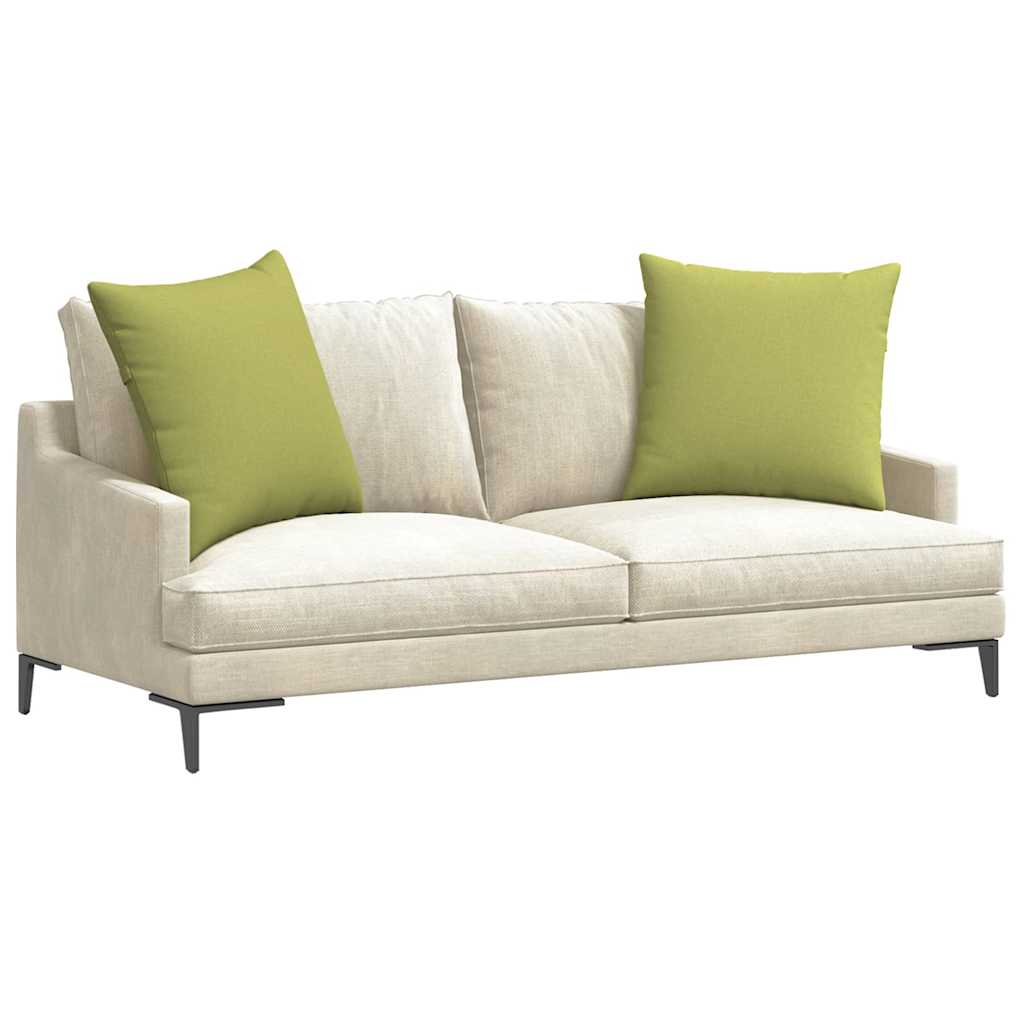 Sofapuder 2 pcs Lys grøn 60 x 60 cm Stof