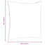 Sofapuder 2 pcs Rød 60 x 60 cm Stof