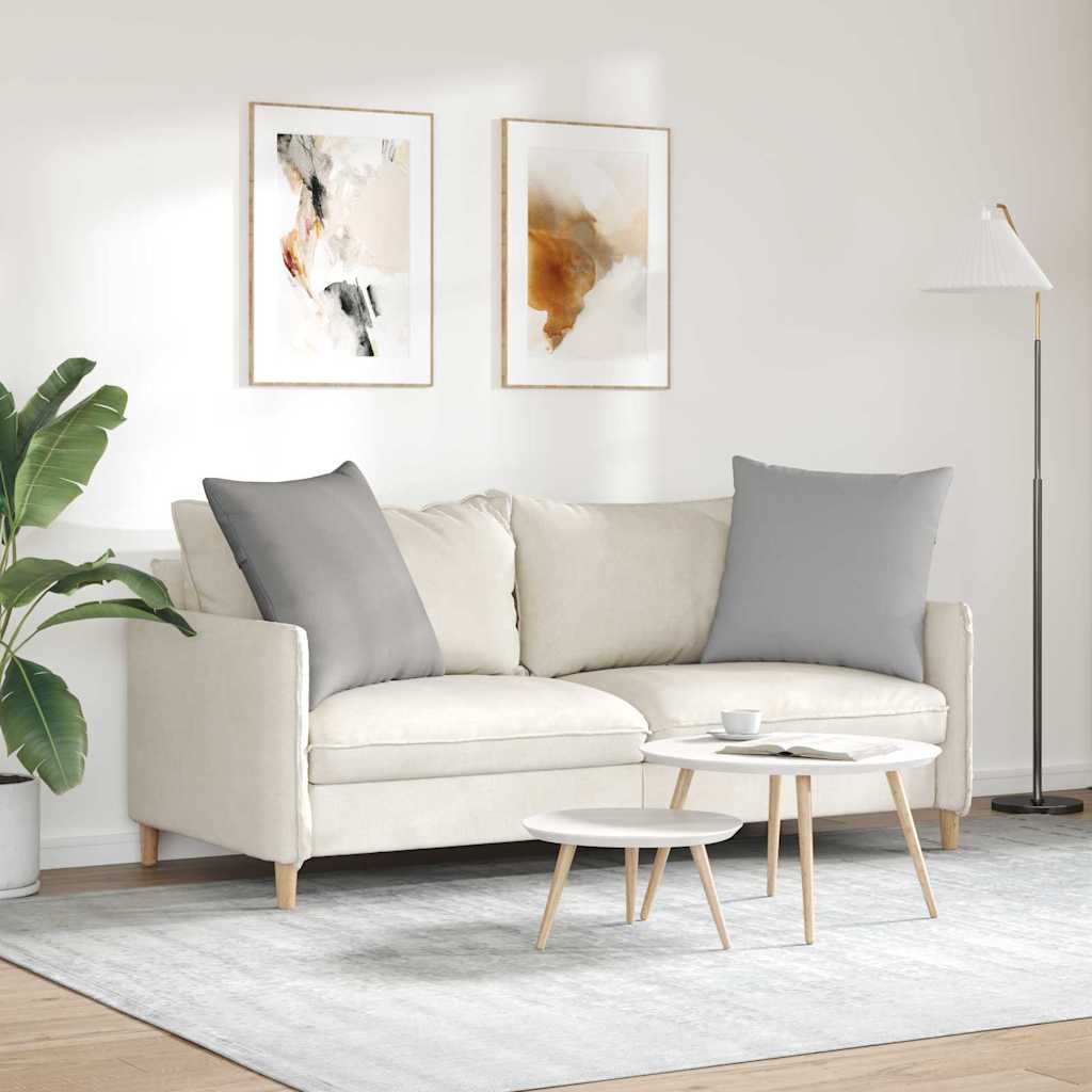 Sofapuder 2 pcs Skygrå 60 x 60 cm Stof