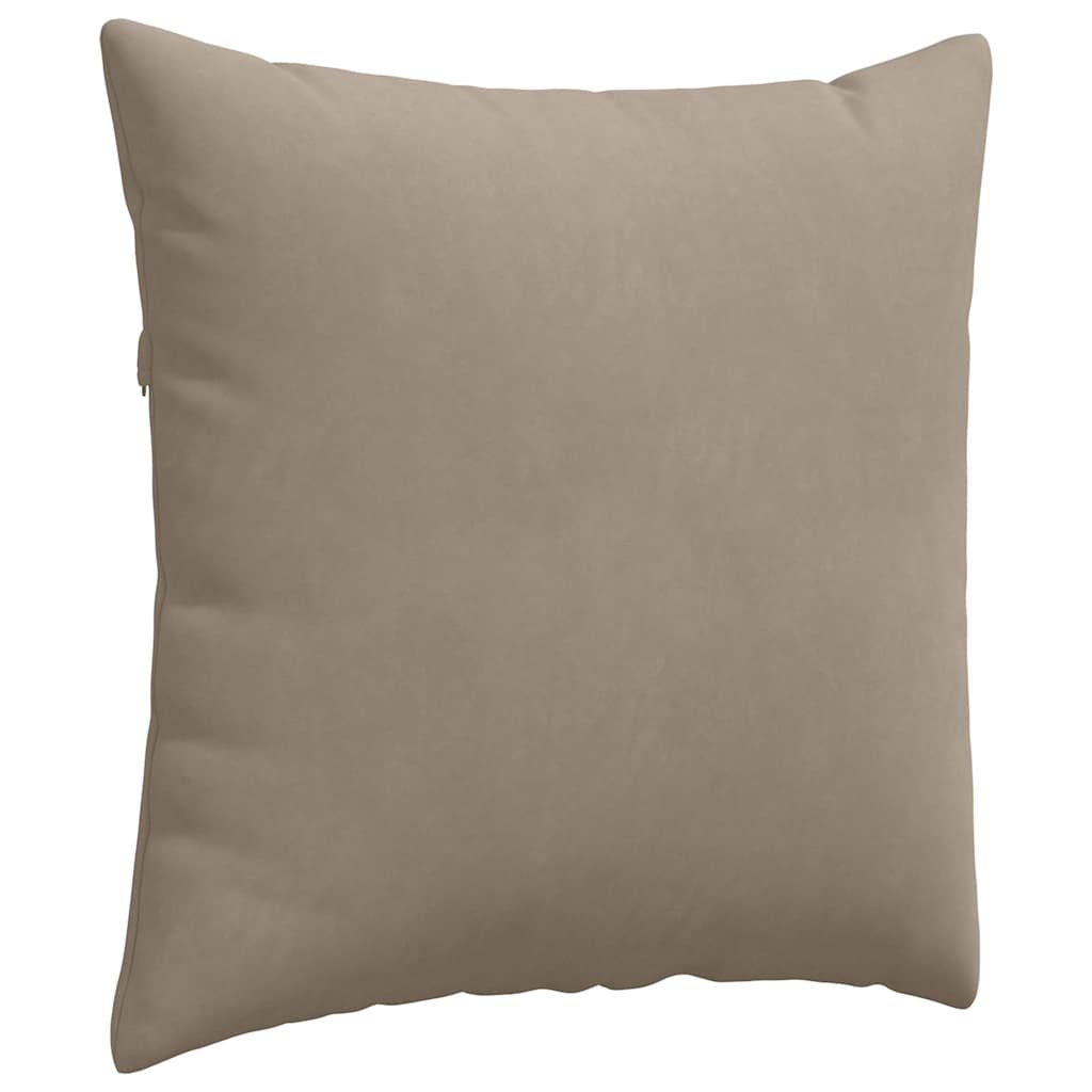 Sofapuder 2 pcs Gråbrun 60 x 60 cm Stof