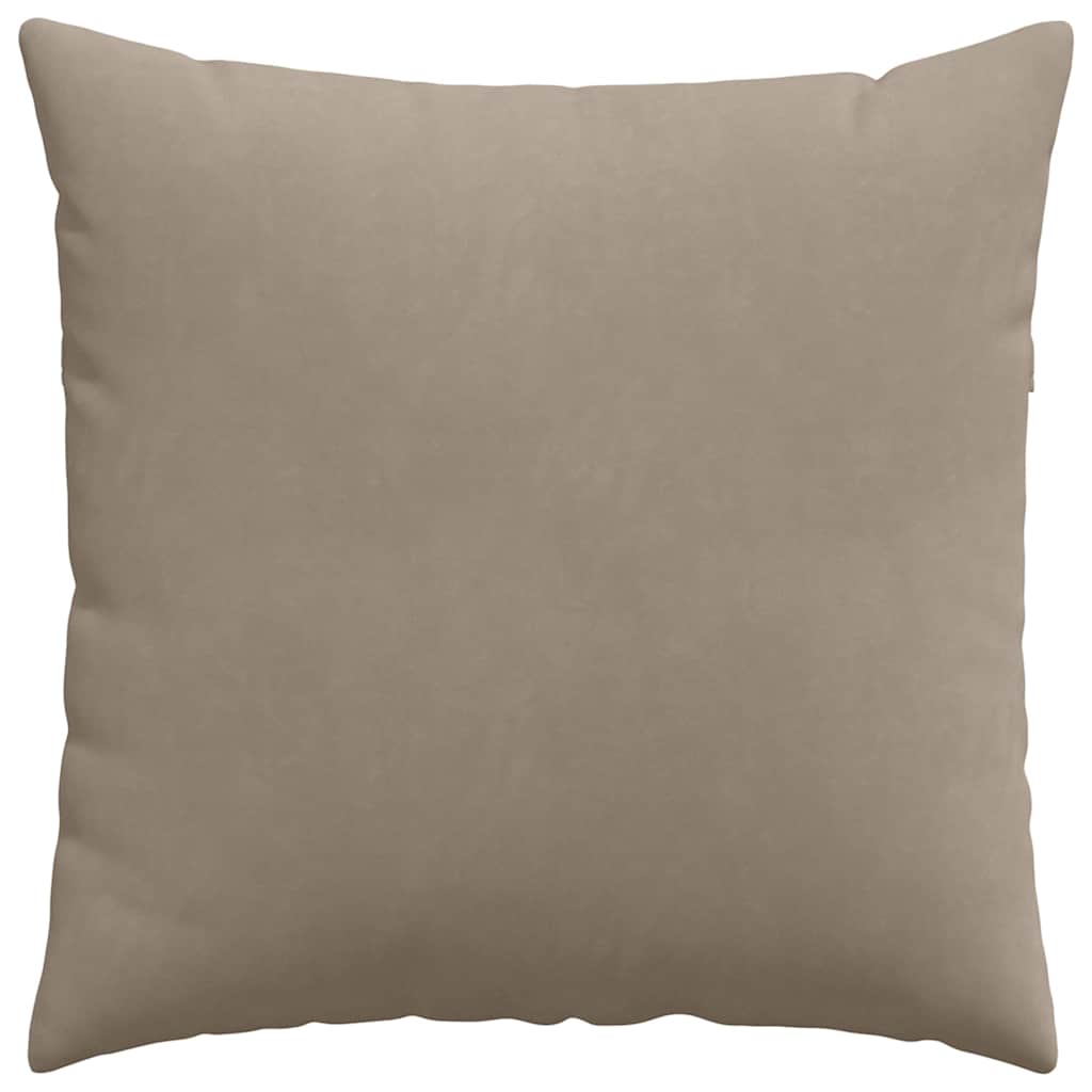 Sofapuder 2 pcs Gråbrun 60 x 60 cm Stof