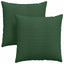 Sofapuder 2 pcs Mørkegrøn 60 x 60 cm Velourstof