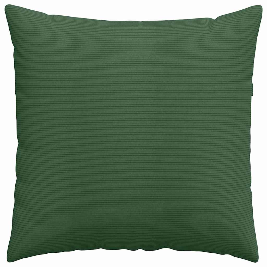 Sofapuder 2 pcs Mørkegrøn 60 x 60 cm Velourstof