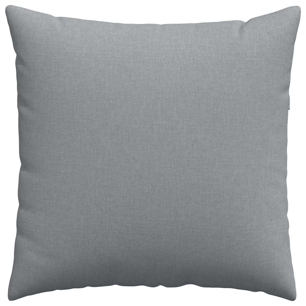 Sofapuder 2 pcs Lysegrå 80 x 80 cm Stof