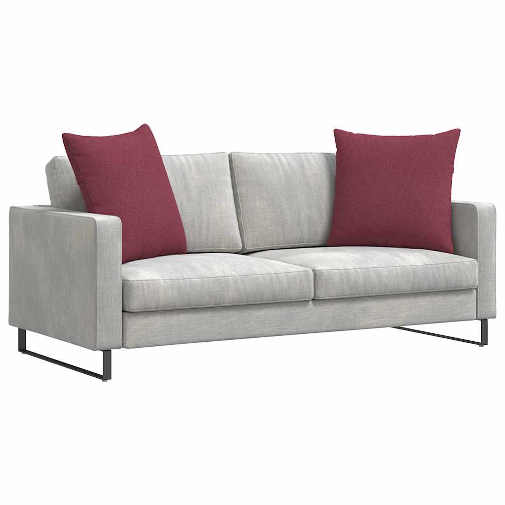 Sofapuder 2 pcs Vinrød 80 x 80 cm Stof