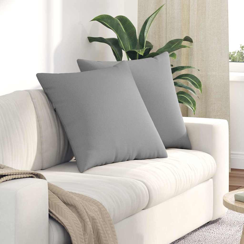 Sofapuder 2 pcs Skygrå 80 x 80 cm Stof
