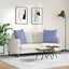 Sofapuder 2 pcs Jeans blå 80 x 80 cm Stof