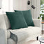 Sofapuder 2 pcs Mørkegrøn 80 x 80 cm Velourstof