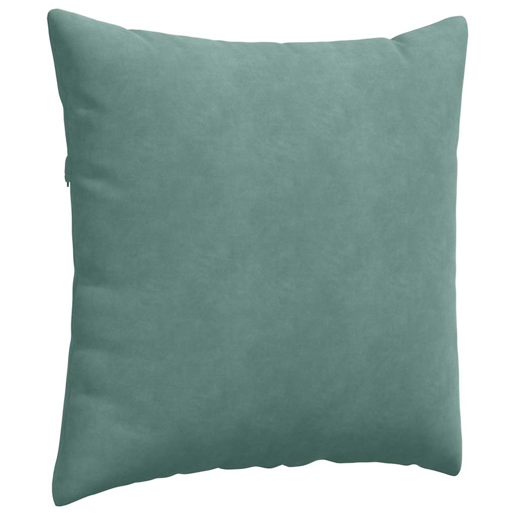 Sofapuder 2 pcs Havgrøn 80 x 80 cm Velourstof