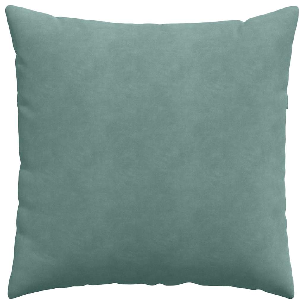 Sofapuder 2 pcs Havgrøn 80 x 80 cm Velourstof