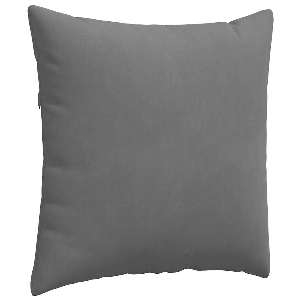 Sofapuder 2 pcs Mørkegrå 80 x 80 cm Stof