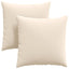 Sofapuder 2 pcs Beige 80 x 80 cm Stof