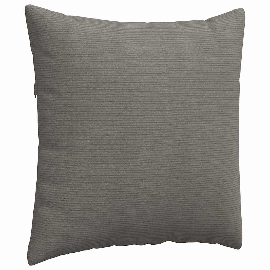 Sofapuder 2 pcs Lysegrå 80 x 80 cm Velourstof