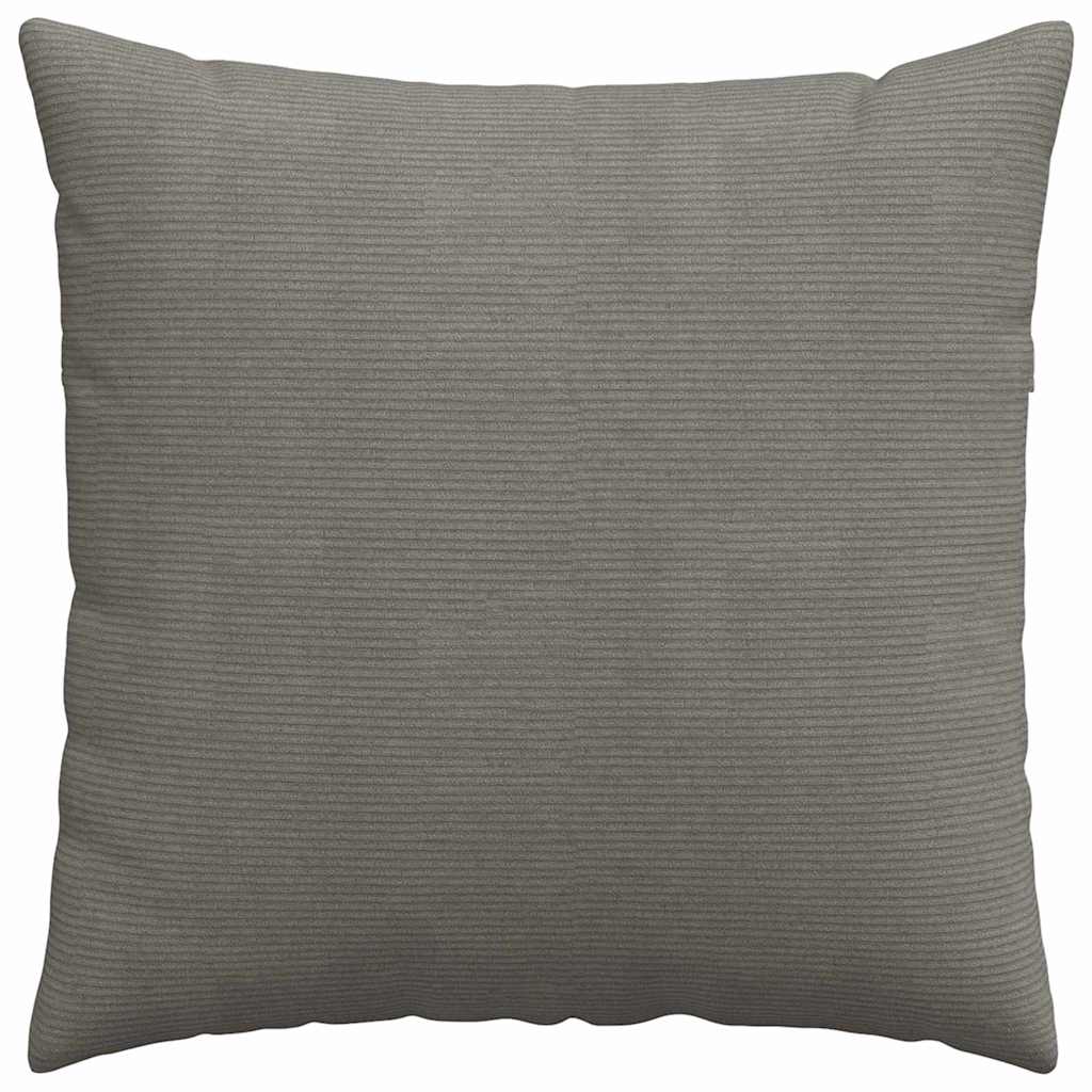 Sofapuder 2 pcs Lysegrå 80 x 80 cm Velourstof