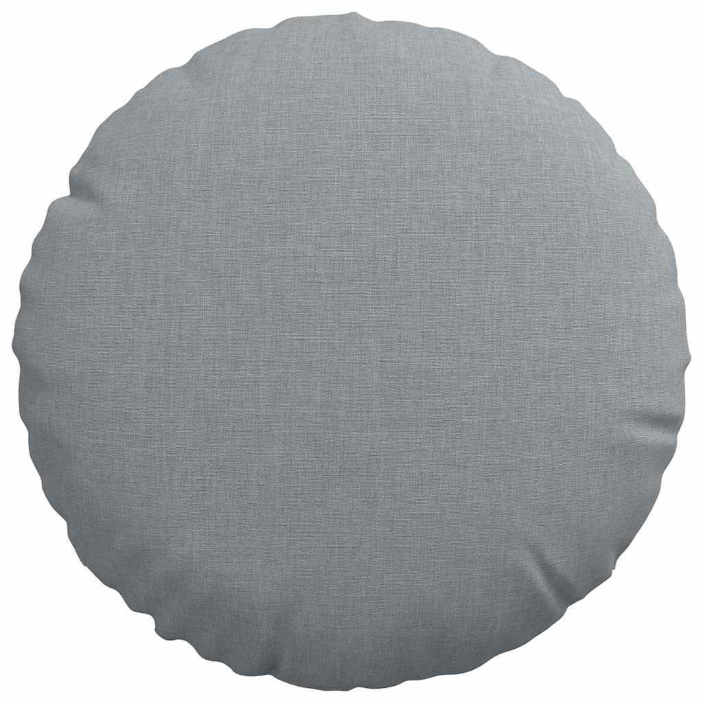 Sædepuder 2 pcs Lysegrå Ø30 x 13 cm Stof