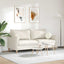 Sædepuder 2 pcs Creme Ø30 x 13 cm Fløjl