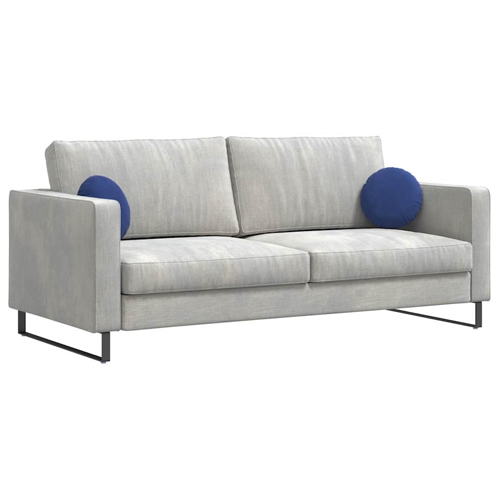 Sædepuder 2 pcs Politi blå Ø30 x 13 cm Fløjl