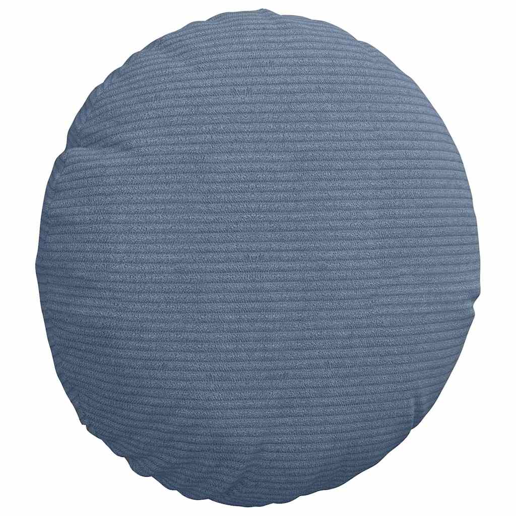 Sædepuder 2 pcs Blå Ø30 x 13 cm Velourstof