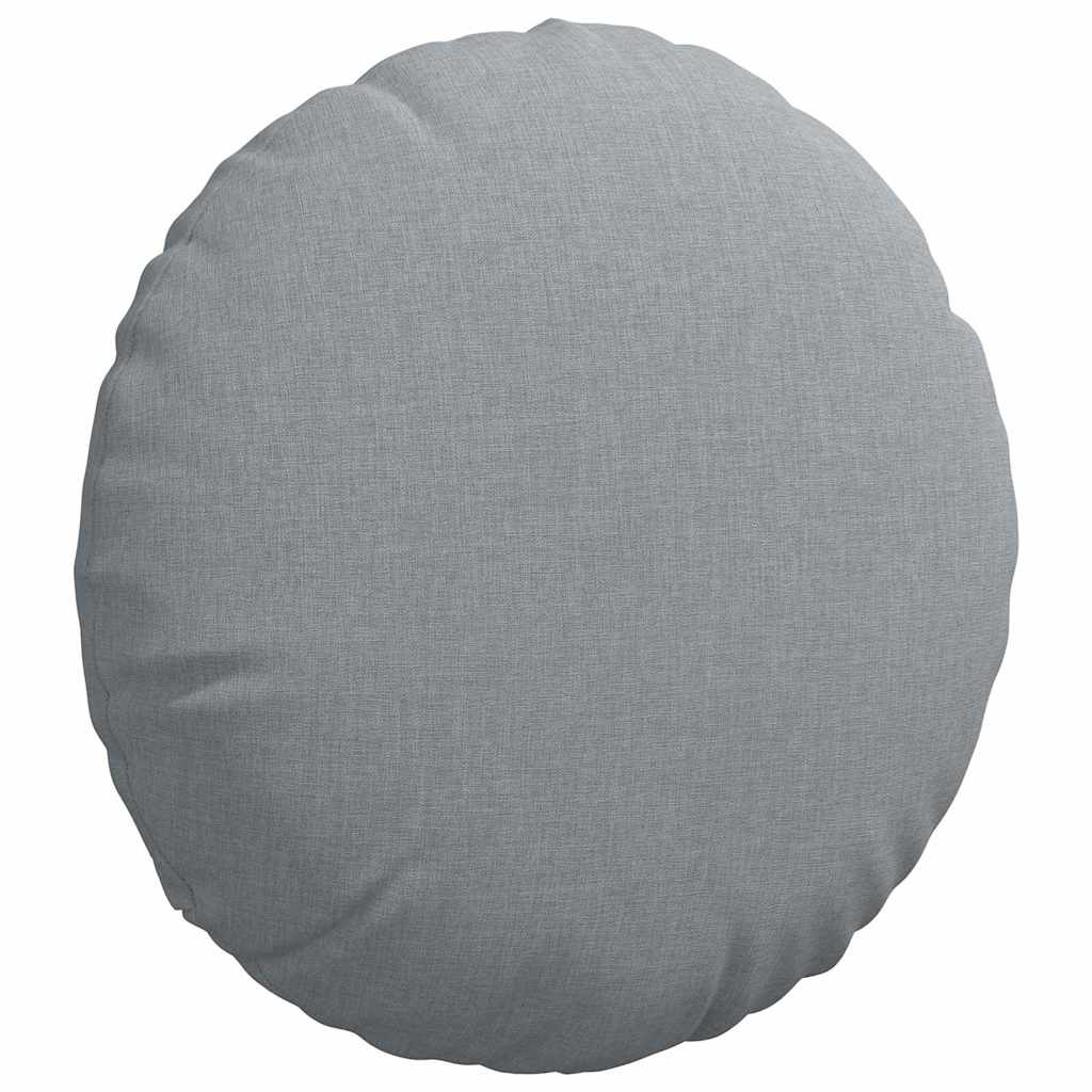 Sædepuder 2 pcs Lysegrå Ø40 x 13 cm Stof