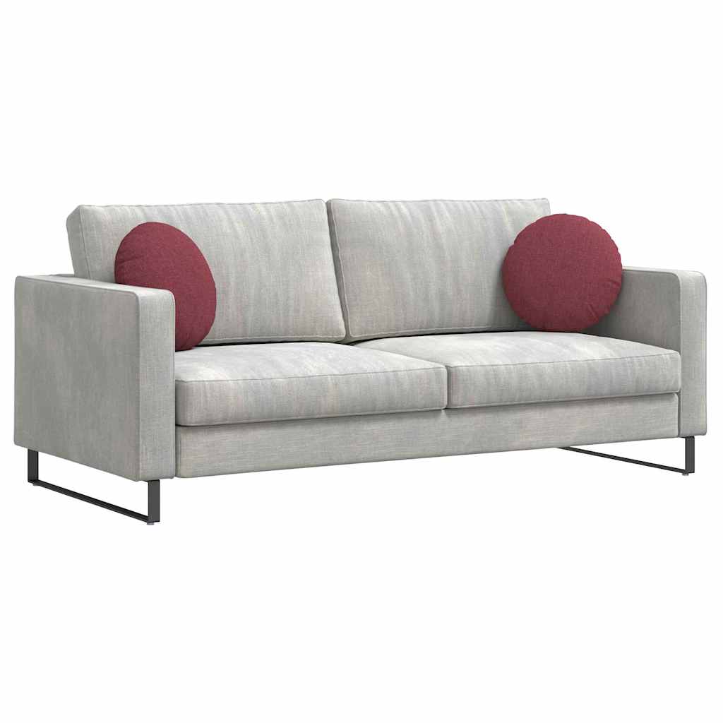 Sædepuder 2 pcs Vinrød Ø40 x 13 cm Stof