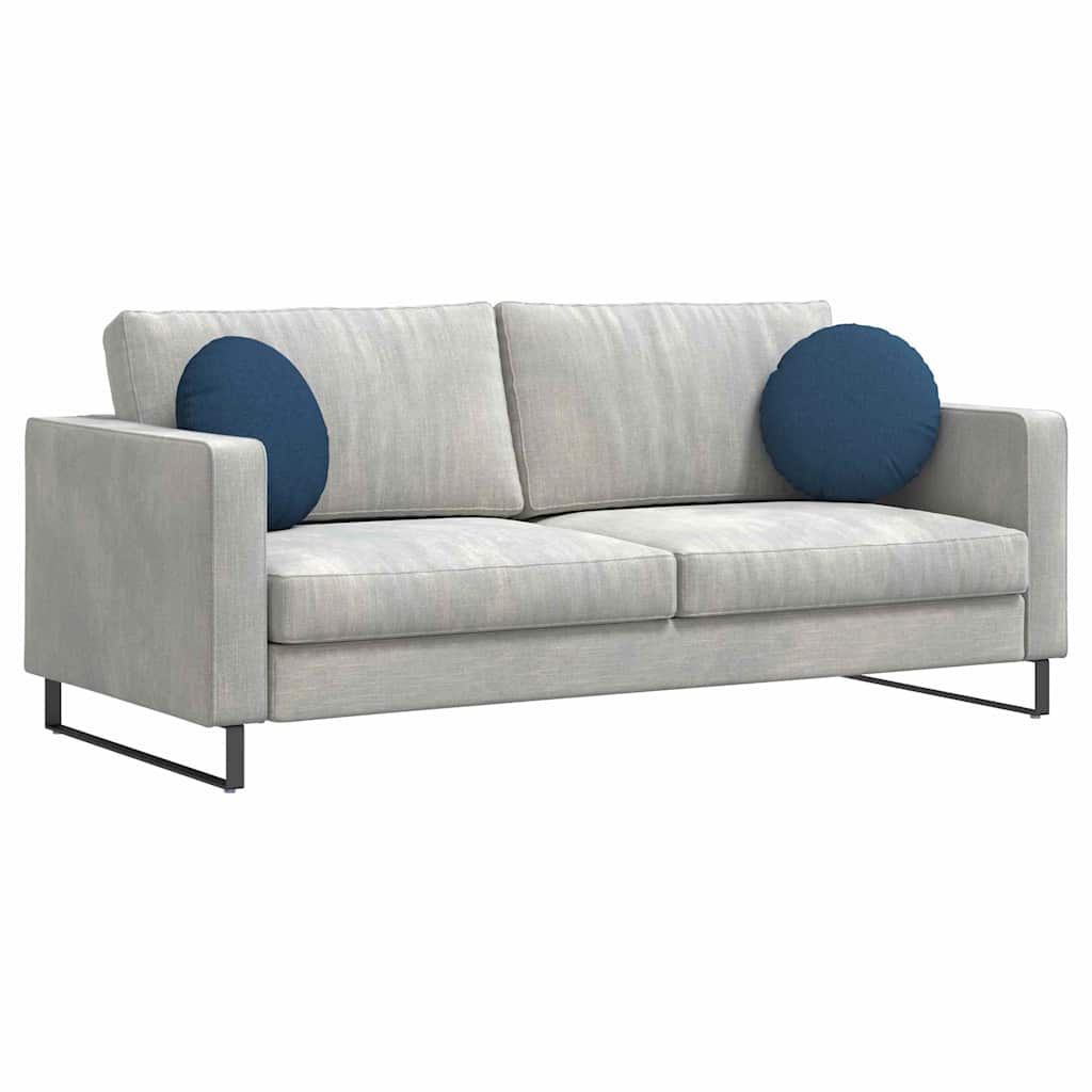 Sædepuder 2 pcs Blå Ø40 x 13 cm Stof