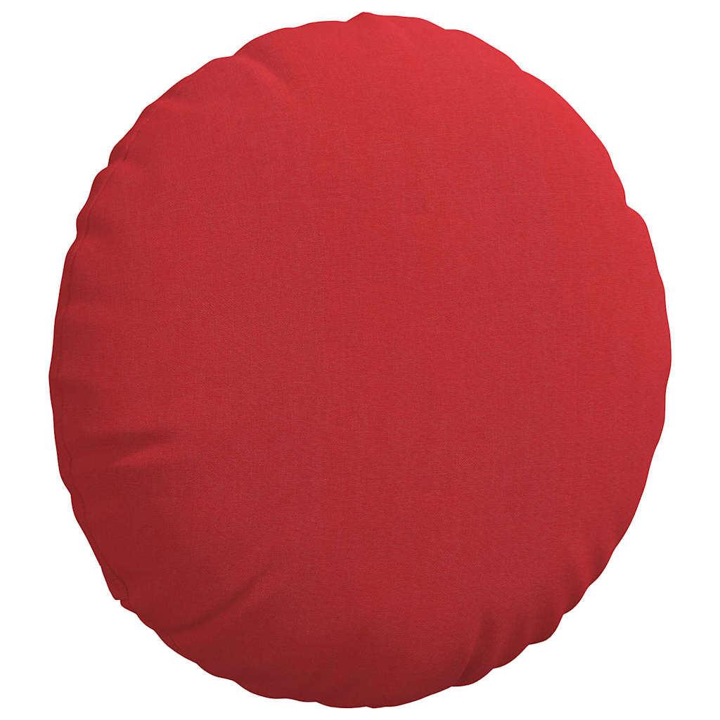 Sædepuder 2 pcs Rød Ø40 x 13 cm Stof