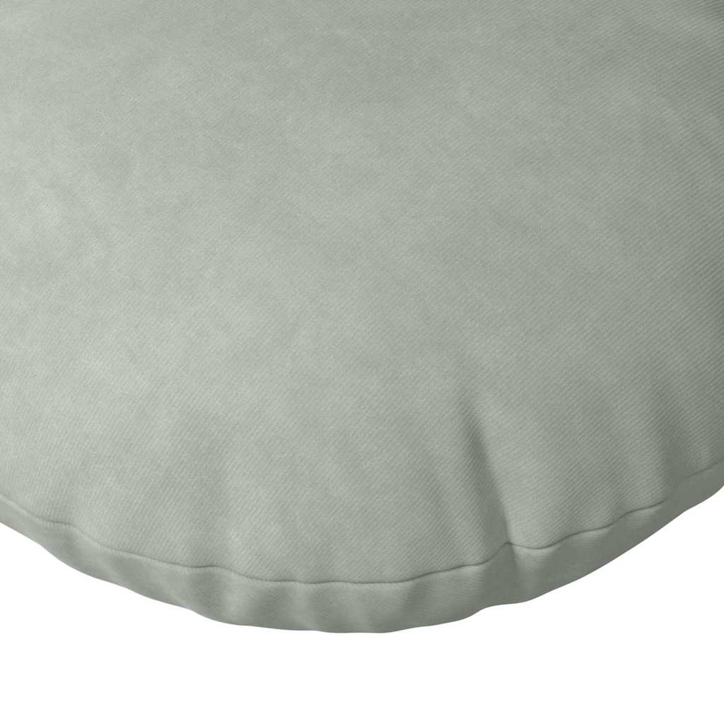 Sædepuder 2 pcs Lysegrå Ø 40 x 13 cm Fløjl