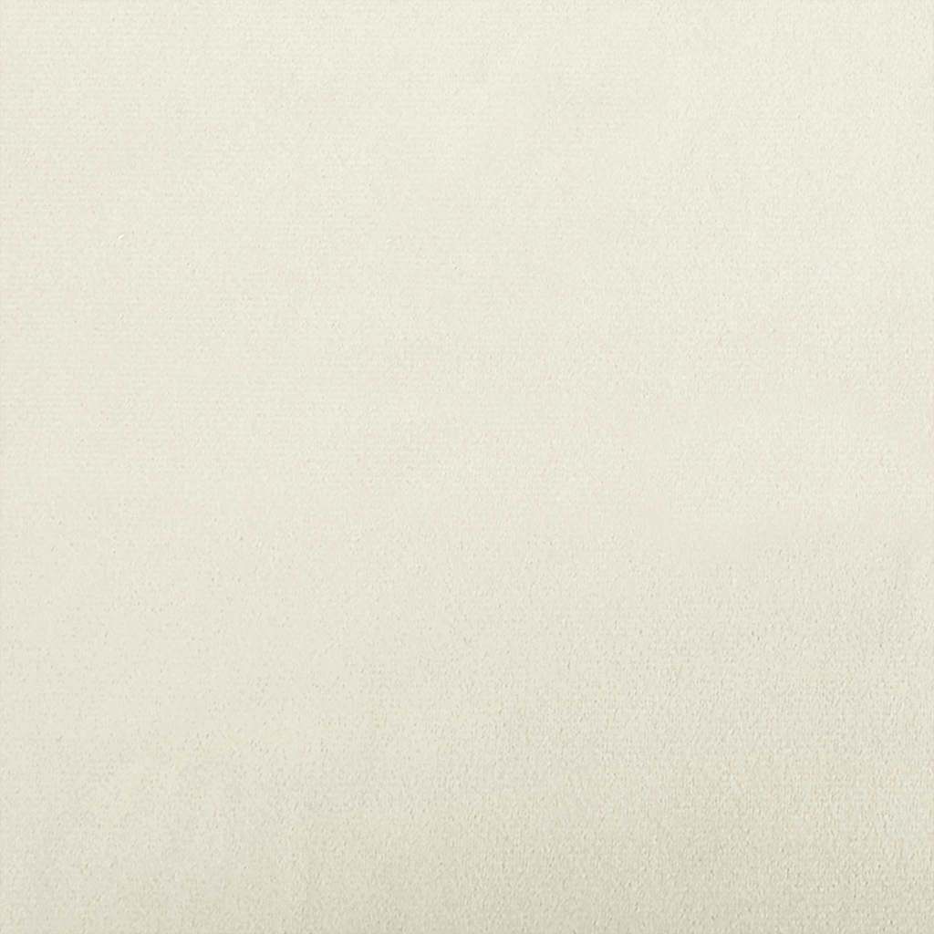 Sædepuder 2 pcs Creme Ø 40 x 13 cm Fløjl