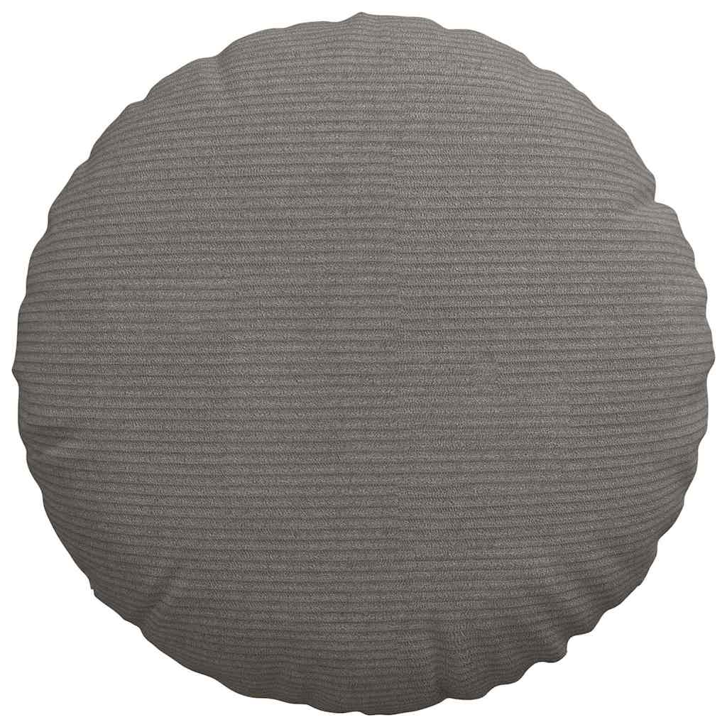 Sædepuder 2 pcs Lysegrå Ø 40 cm Velourstof