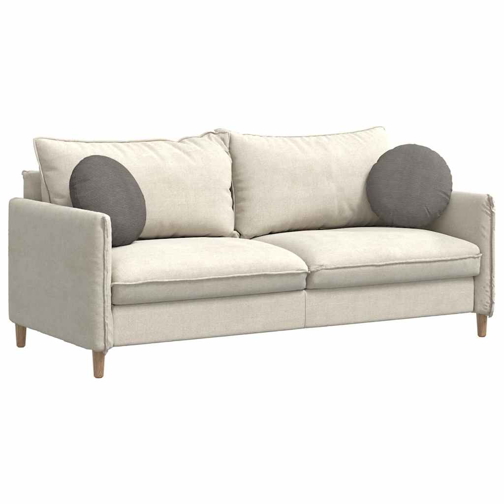 Sædepuder 2 pcs Lysegrå Ø 40 cm Velourstof