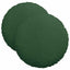 Sædepuder 2 pcs Mørkegrøn Ø 40 cm Velourstof