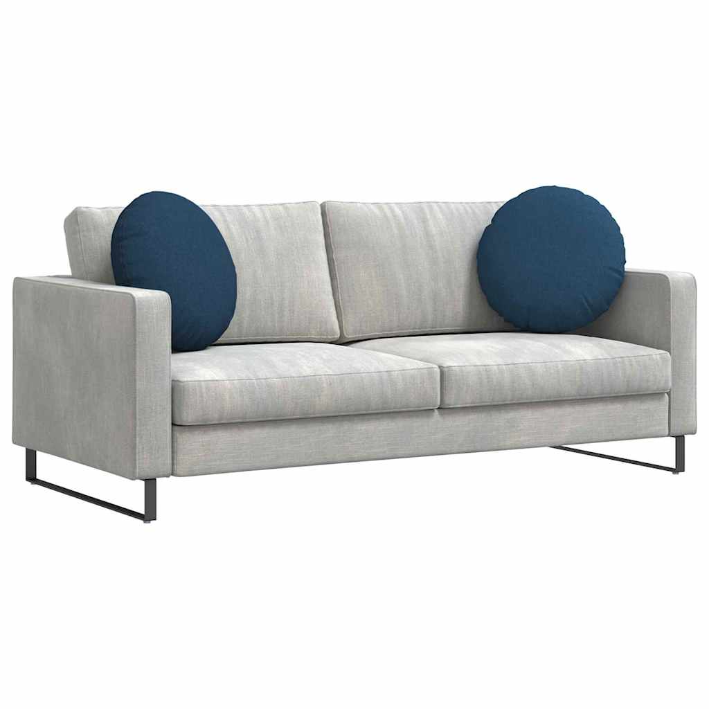Sædepuder 2 pcs Blå Ø50 x 19 cm Stof
