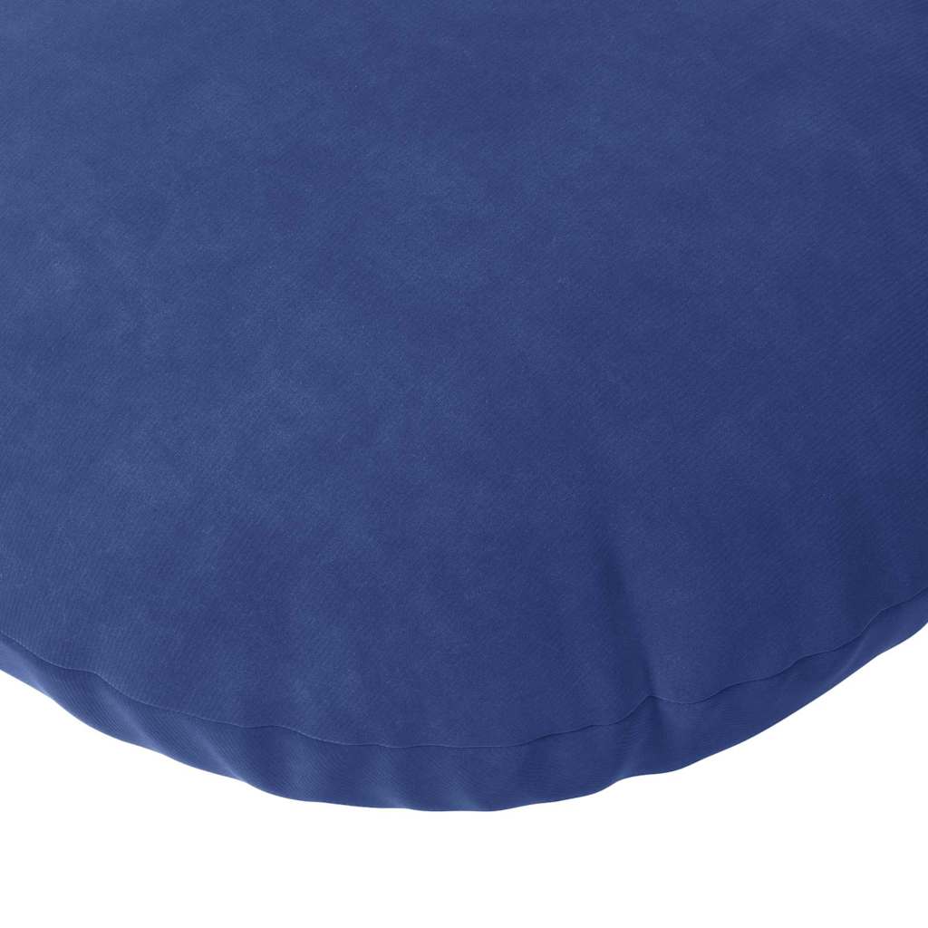 Sædepuder 2 pcs Politi blå Ø50 x 19 cm Fløjl
