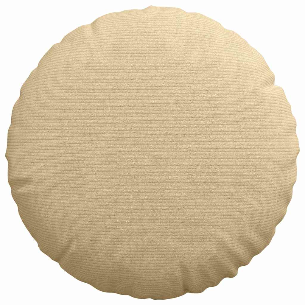 Sædepuder 2 pcs Grågrøn Ø50 x 19 cm Velourstof