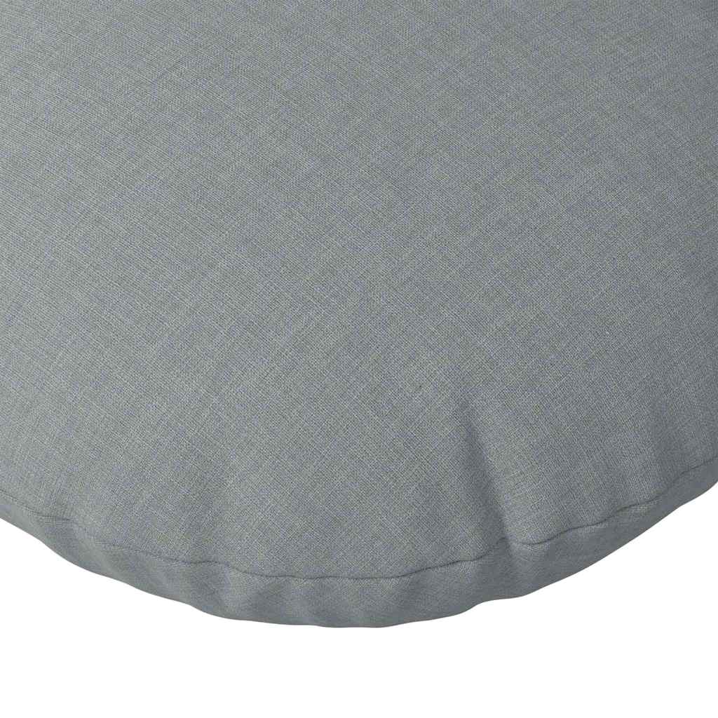 Sædepuder 2 pcs Lysegrå Ø60 x 21 cm Stof