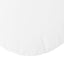 Sædepuder 2 pcs Hvid Ø60 x 21 cm Stof
